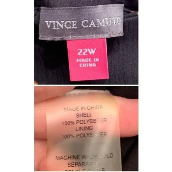 Vince Camuto NWT Women's Paisley Spice Ruffled Chiffon Midi Skirt Plus Size 22W - Picture 7 of 9